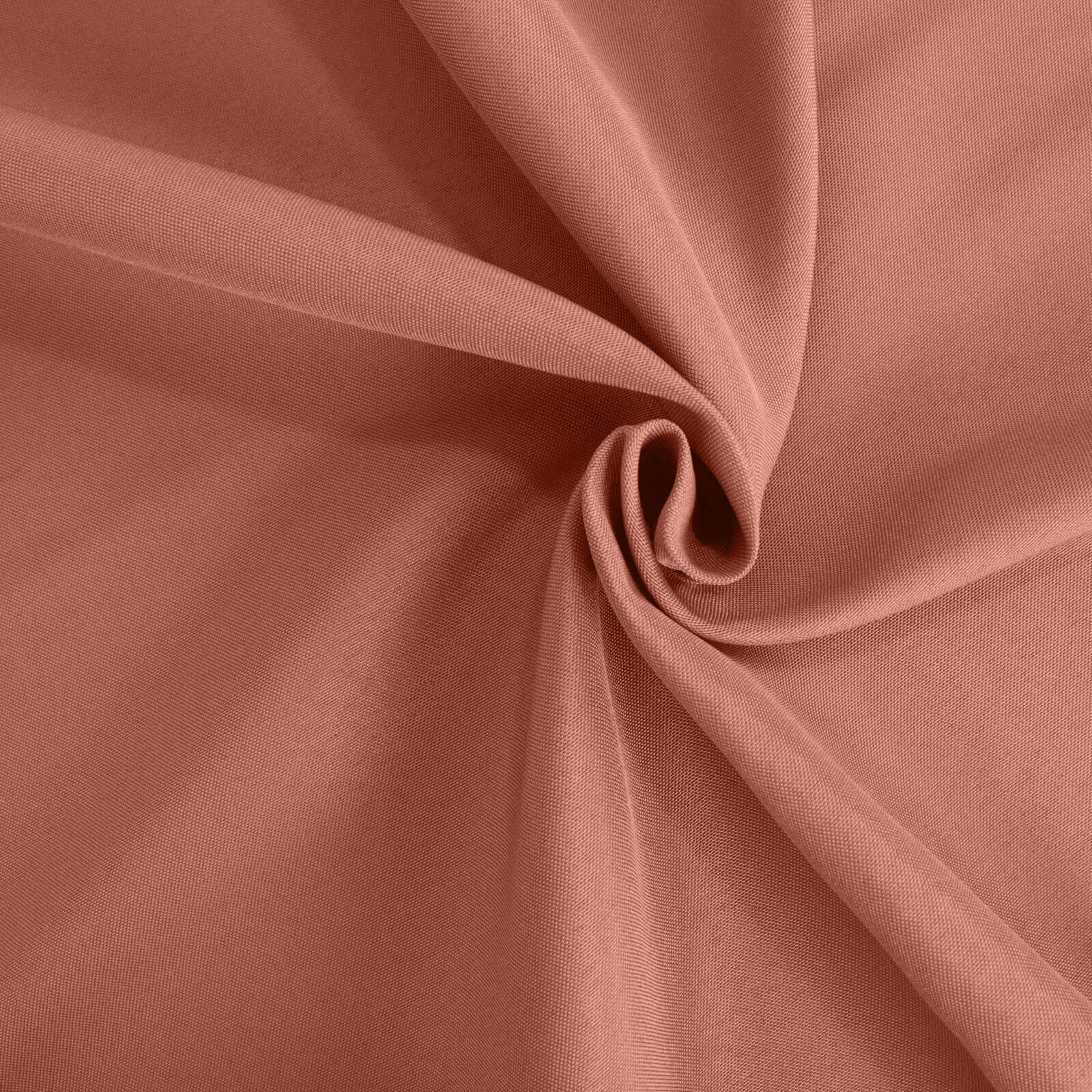 Premium Polyester 70"x70" Table Overlay Square Tablecloth Terracotta (Rust) 220GSM Wrinkle-Resistant Table Cover