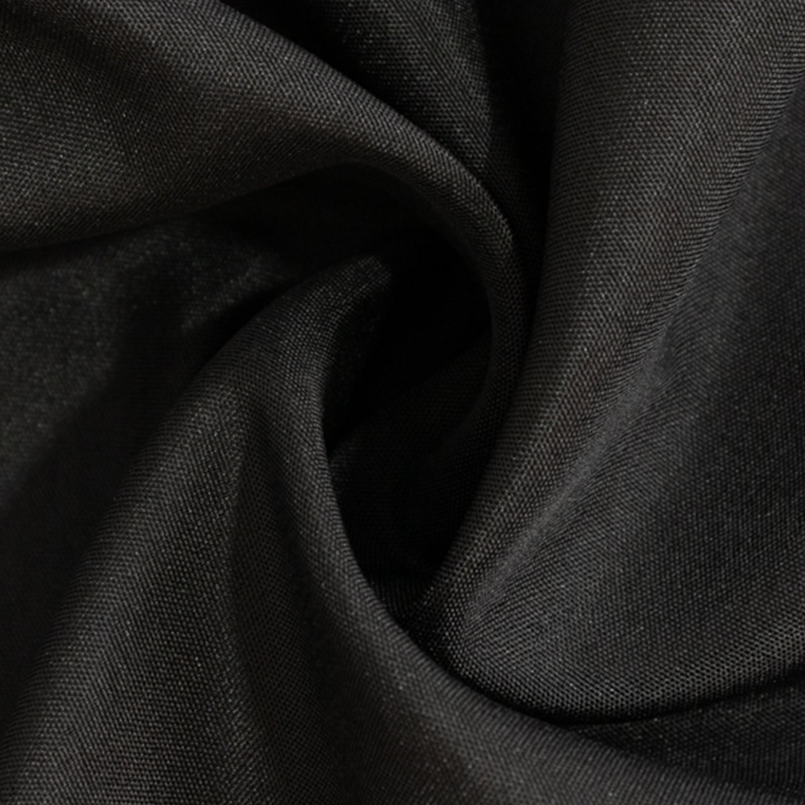 Fitted Polyester 48"x24"x42" Rectangle Tablecloth Black - Snug Fit for Elevated Tables