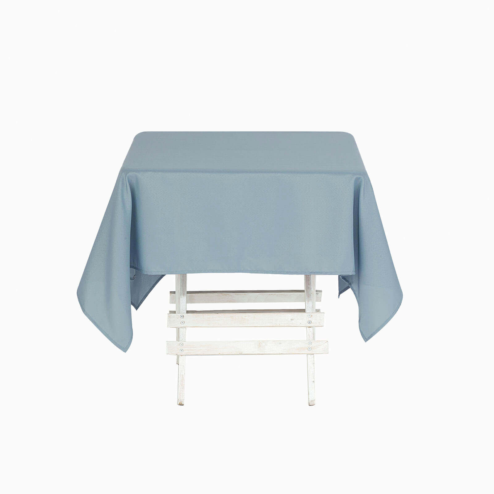 Polyester Square 54"x54" Tablecloth Dusty Blue - Wrinkle-Resistant & Durable Table Cover