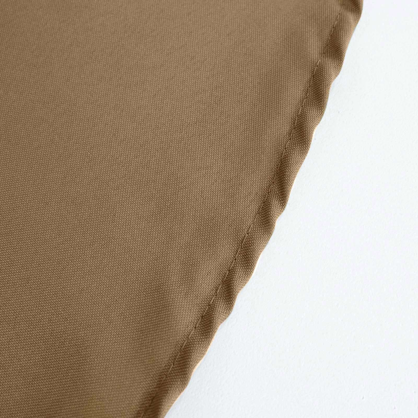 Polyester Square 90"x90" Tablecloth Taupe - Wrinkle-Resistant & Durable Table Cover