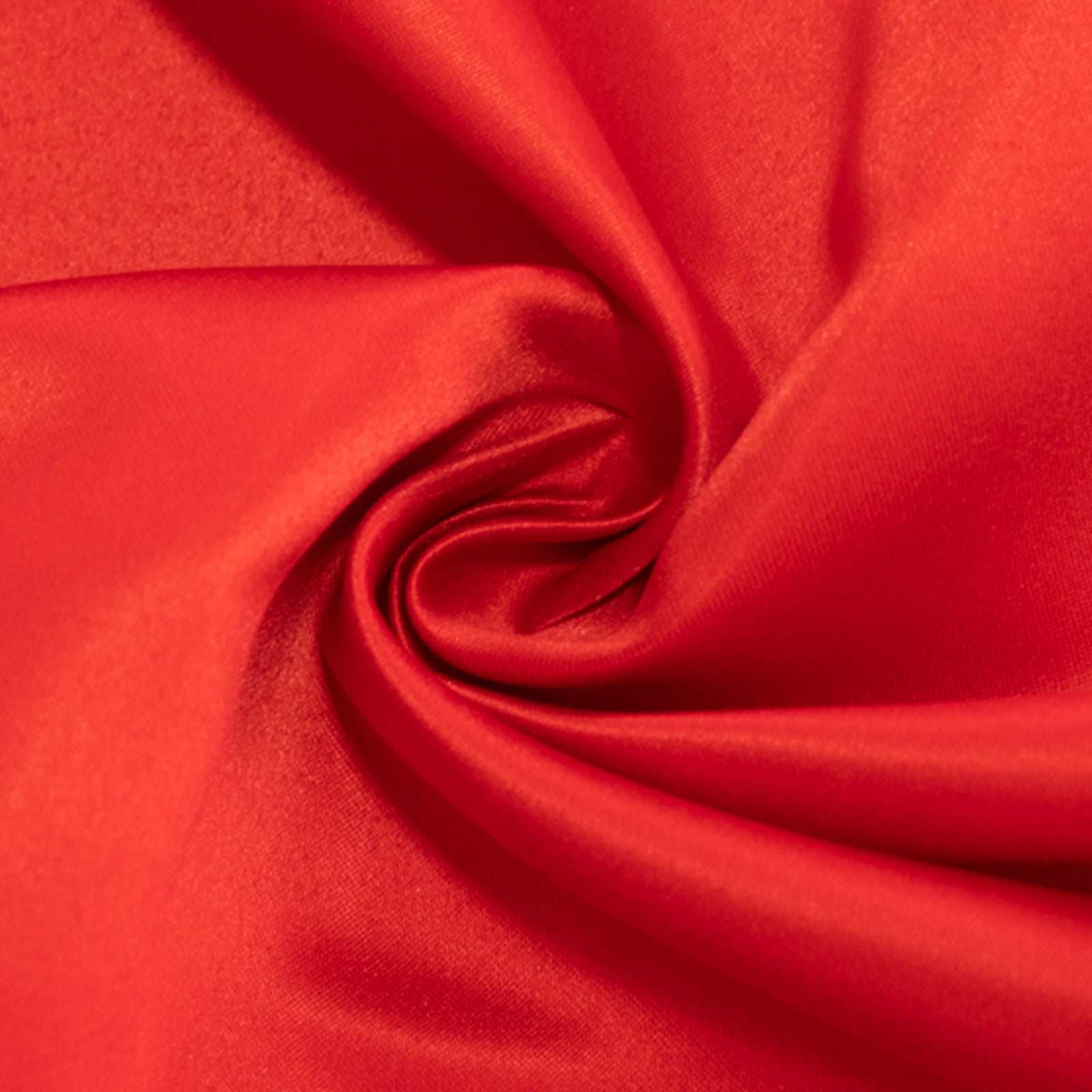 Lamour Satin 120" Round Tablecloth Red - Seamless Table Cover with Soft Tempered Sheen