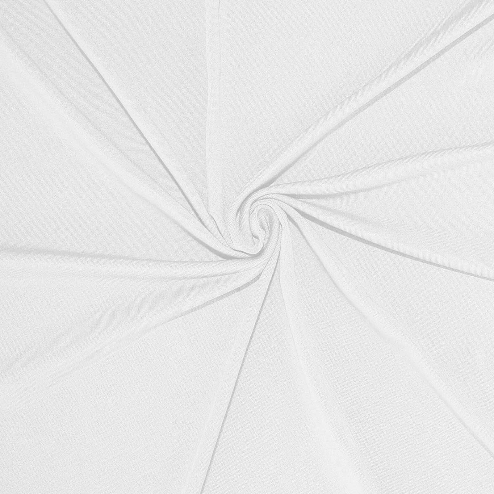 100% Cotton 90"x132" Rectangle Tablecloth White Linen - Seamless, Soft & Breathable Table Cover