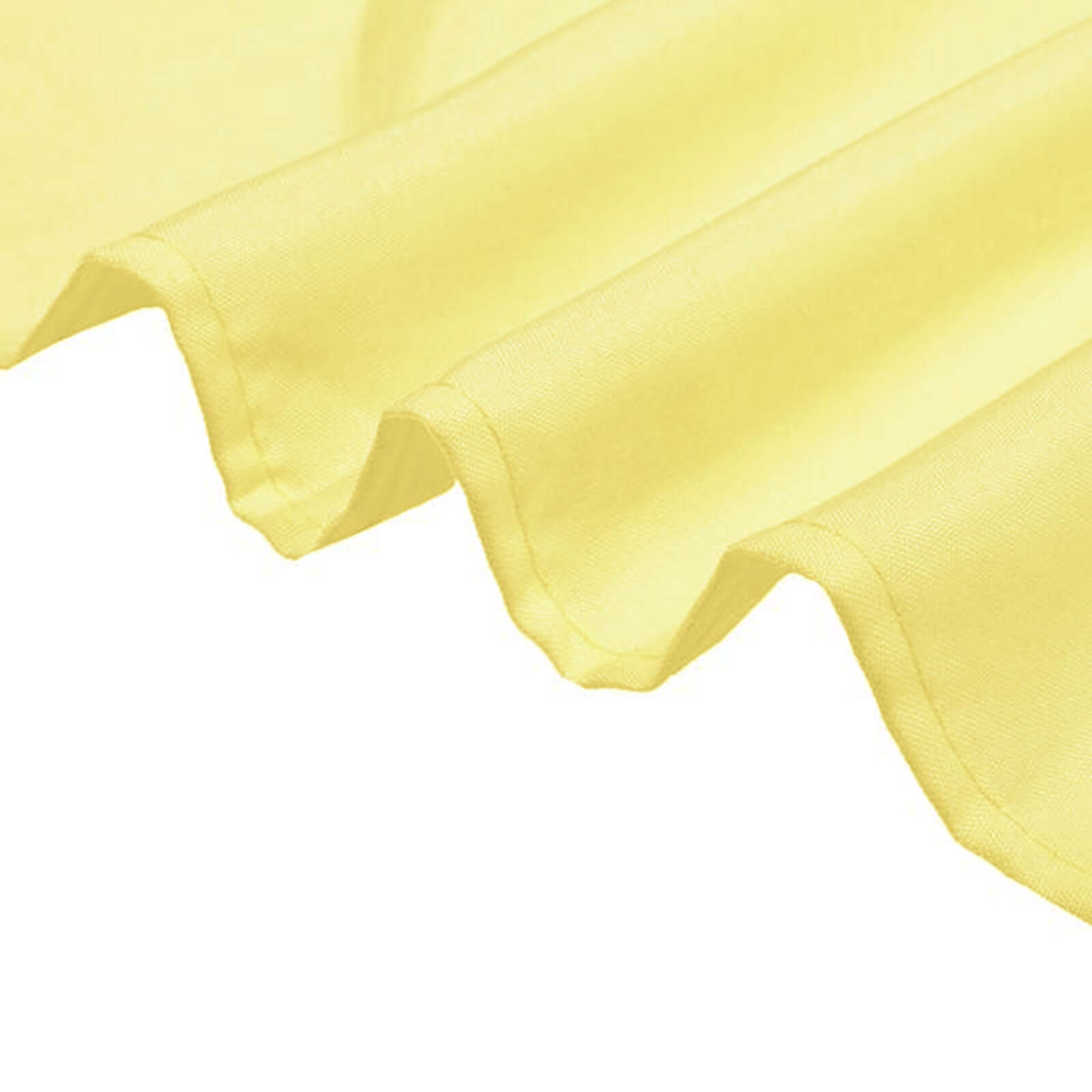Polyester Square 70"x70" Tablecloth Yellow - Wrinkle-Resistant & Durable Table Cover